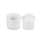 Le Creuset Stoneware Butter Crock White
