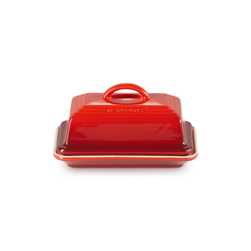 Le Creuset Stoneware Butter Dish Cerise