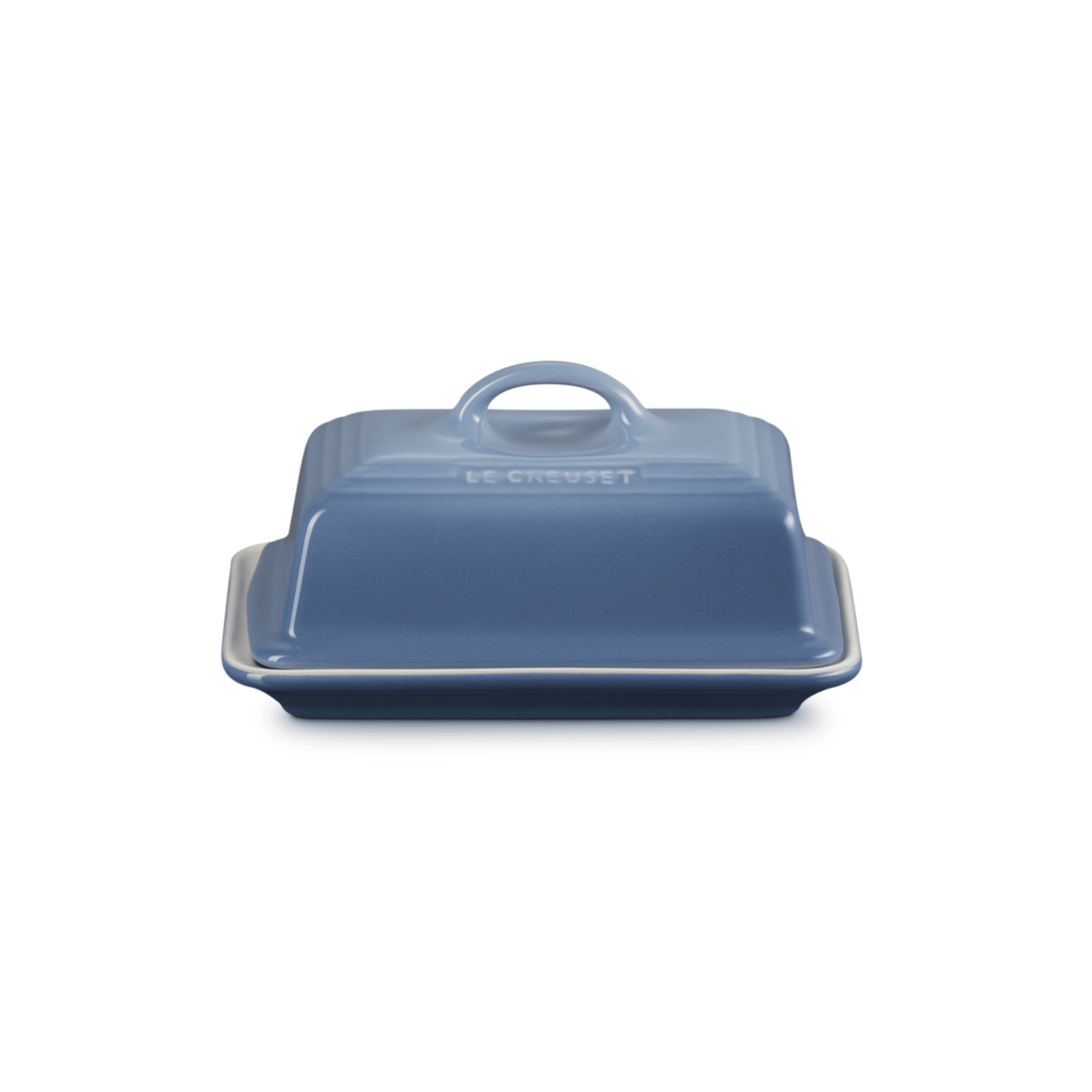 Le Creuset Stoneware Butter Dish Chambray