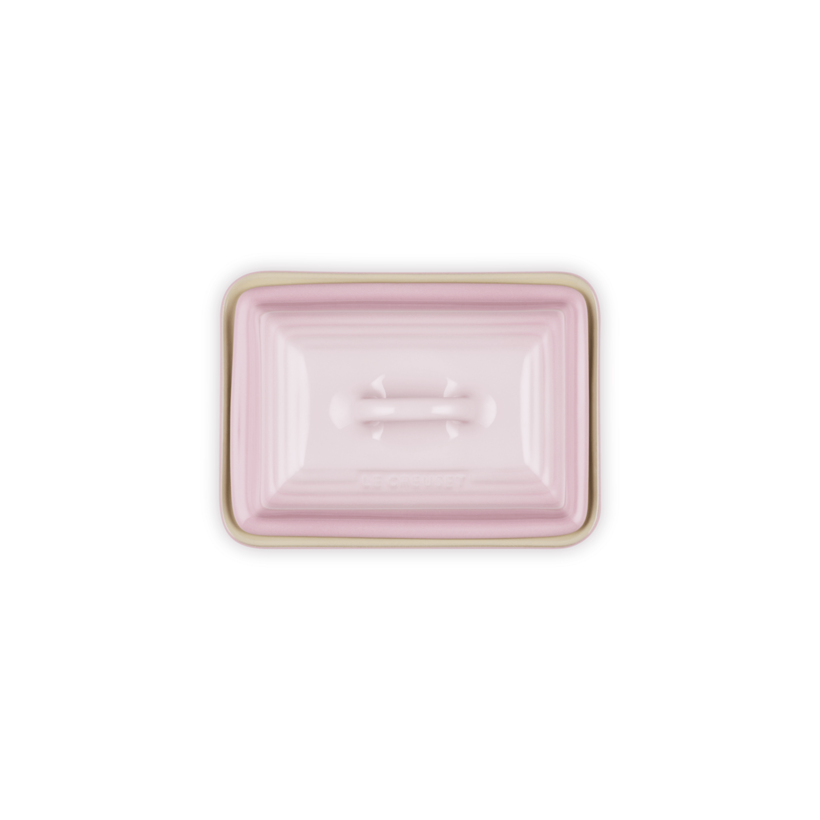 Le Creuset Stoneware Butter Dish Shell Pink