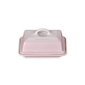 Le Creuset Stoneware Butter Dish Shell Pink