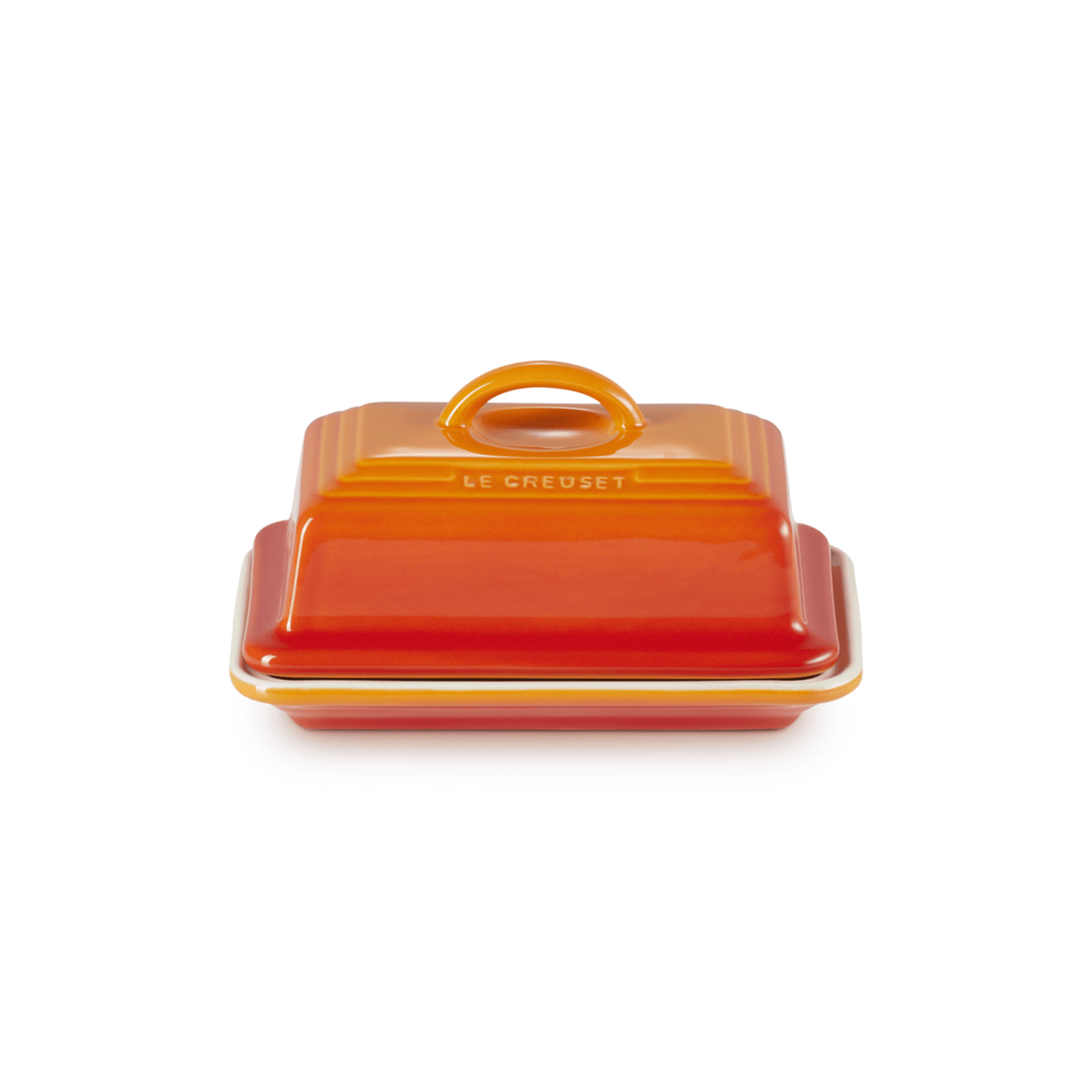 Le Creuset Stoneware Butter Dish Volcanic Flame
