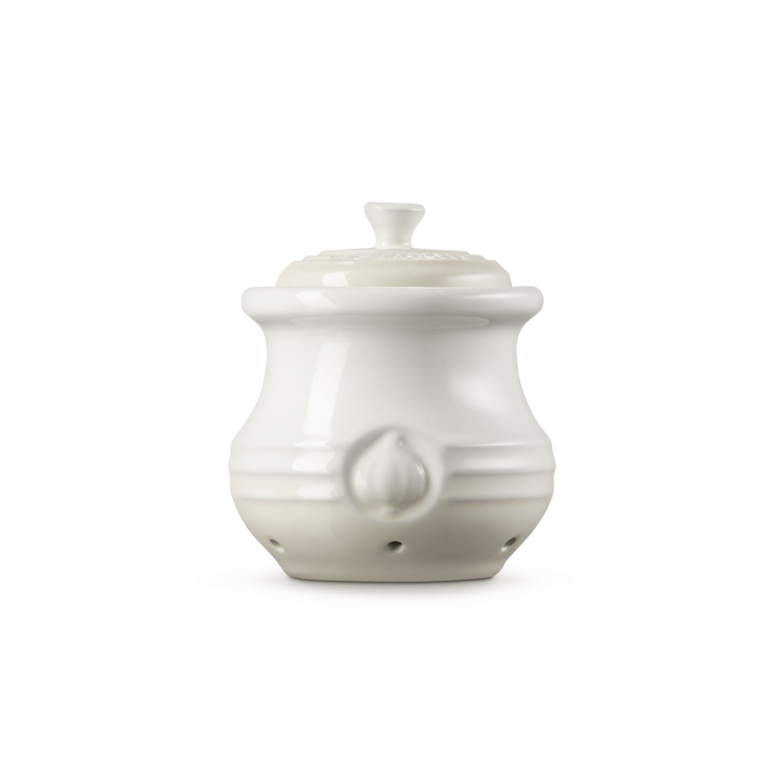Le Creuset Stoneware Garlic Keeper Meringue