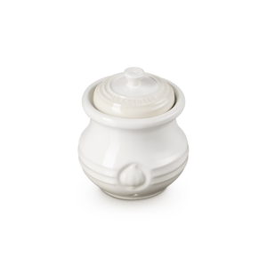 Le Creuset Stoneware Garlic Keeper Meringue