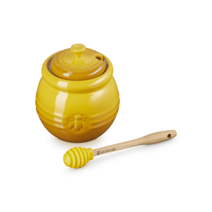 Le Creuset Stoneware Honey Pot with Dipper Nectar