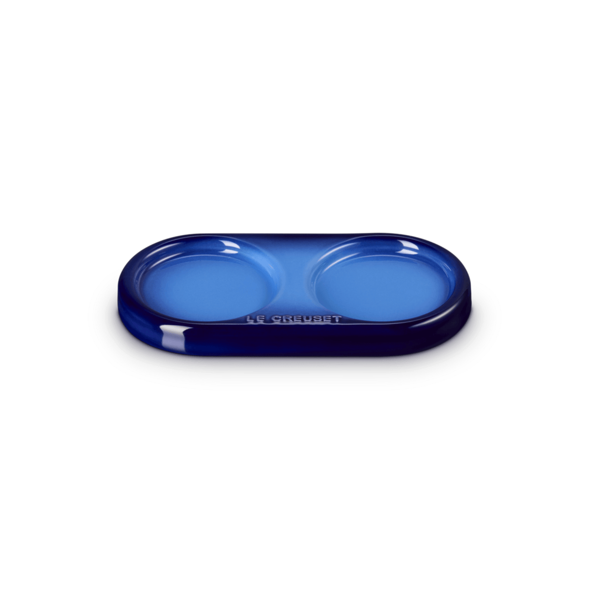 Le Creuset Stoneware Mill Tray Cerise Azure Blue