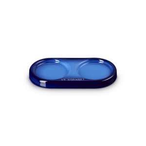 Le Creuset Stoneware Mill Tray Cerise Azure Blue