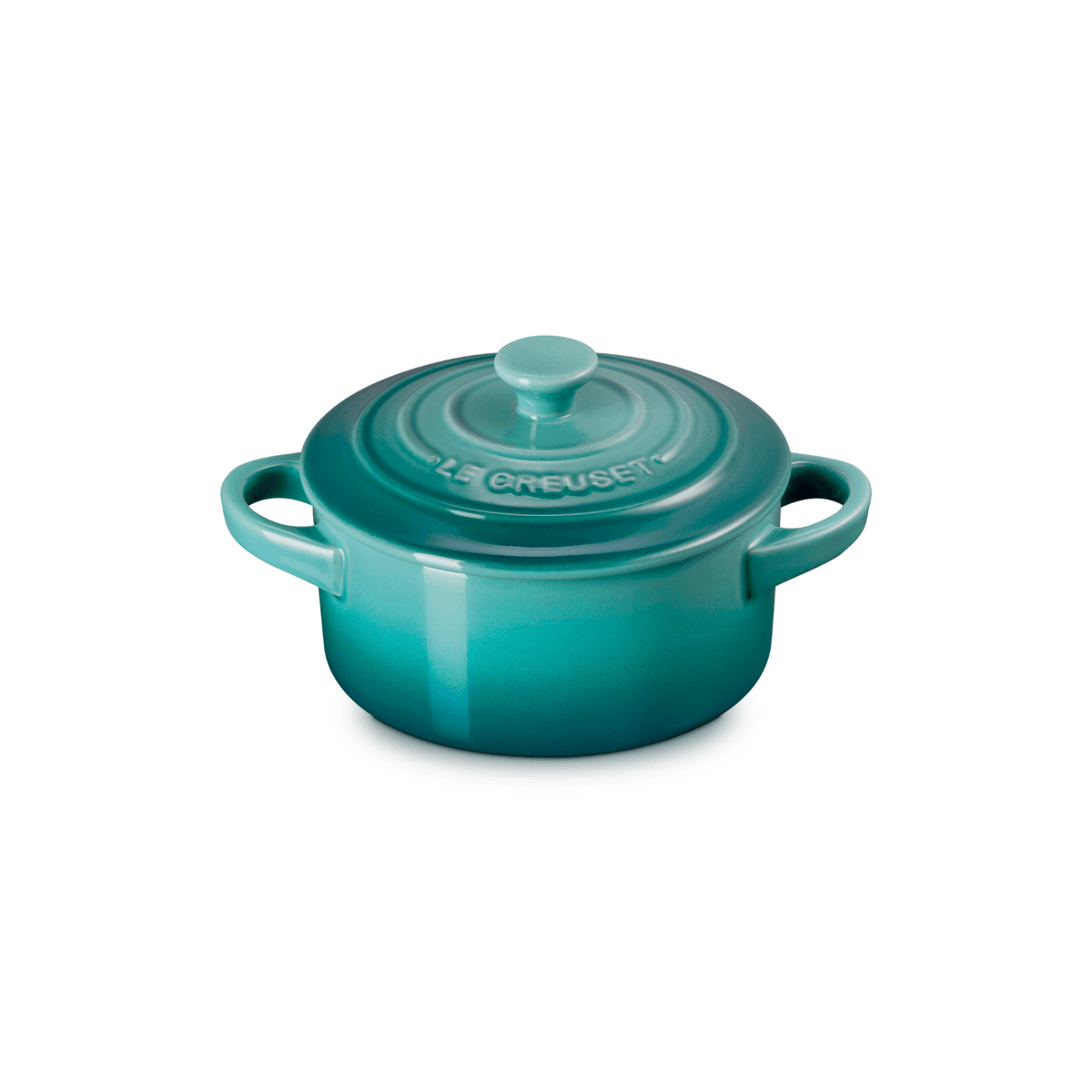 Le Creuset Stoneware Mini Casserole 10cm Bleu Riviera