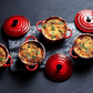 Le Creuset Stoneware Mini Casserole 10cm Cerise