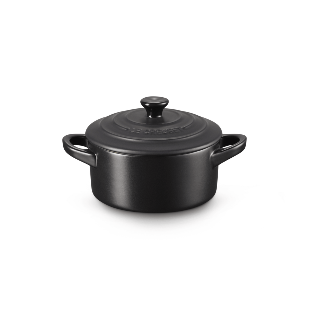 Le Creuset Stoneware Mini Casserole 10cm Satin Black