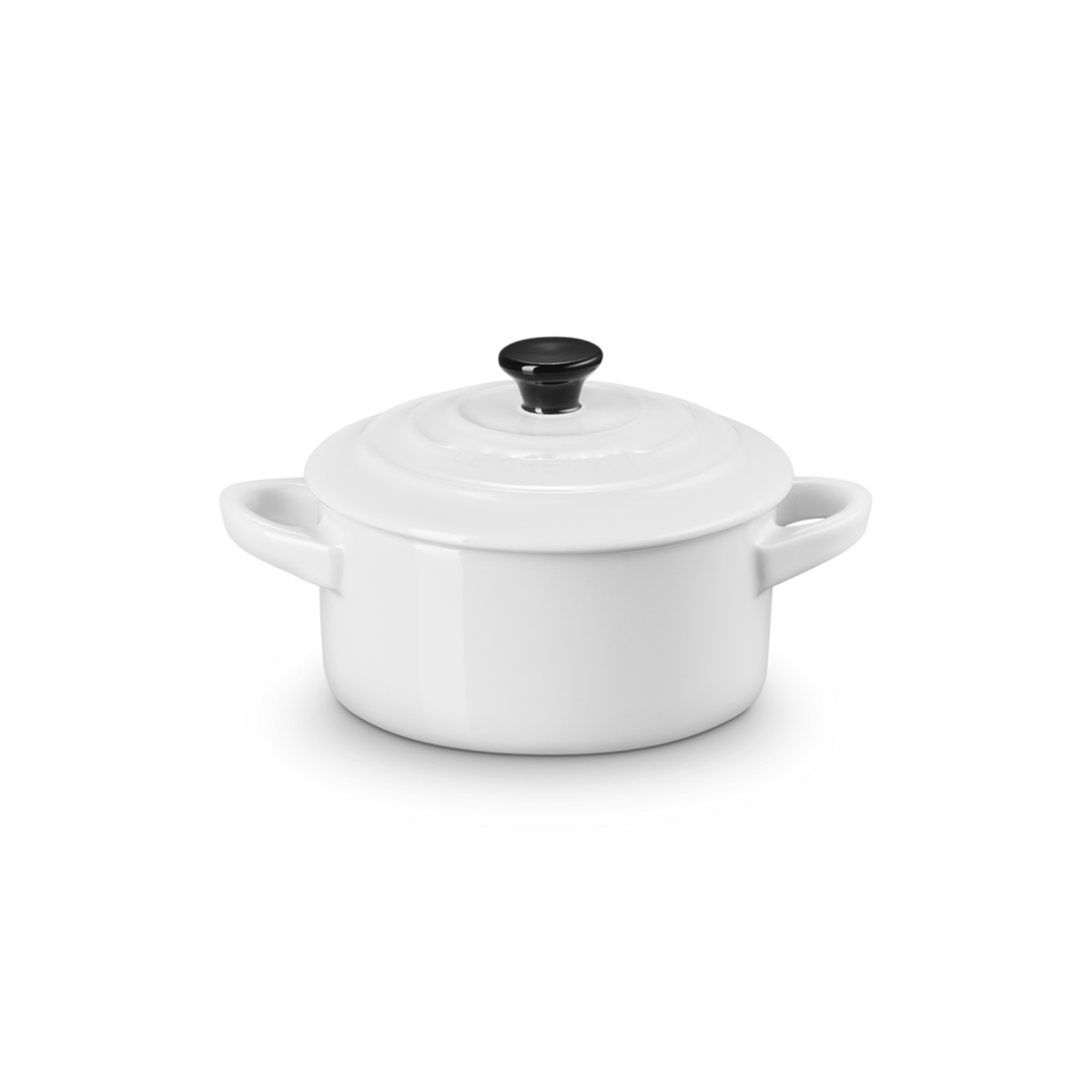 Le Creuset Stoneware Mini Casserole 10cm White