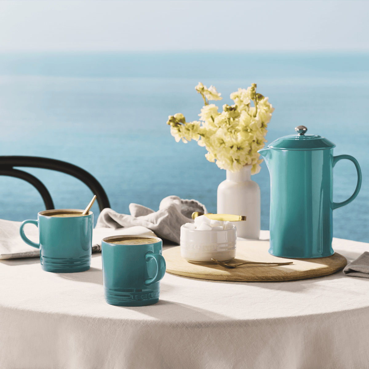 Le Creuset Stoneware Mug 350ml Bleu Riviera