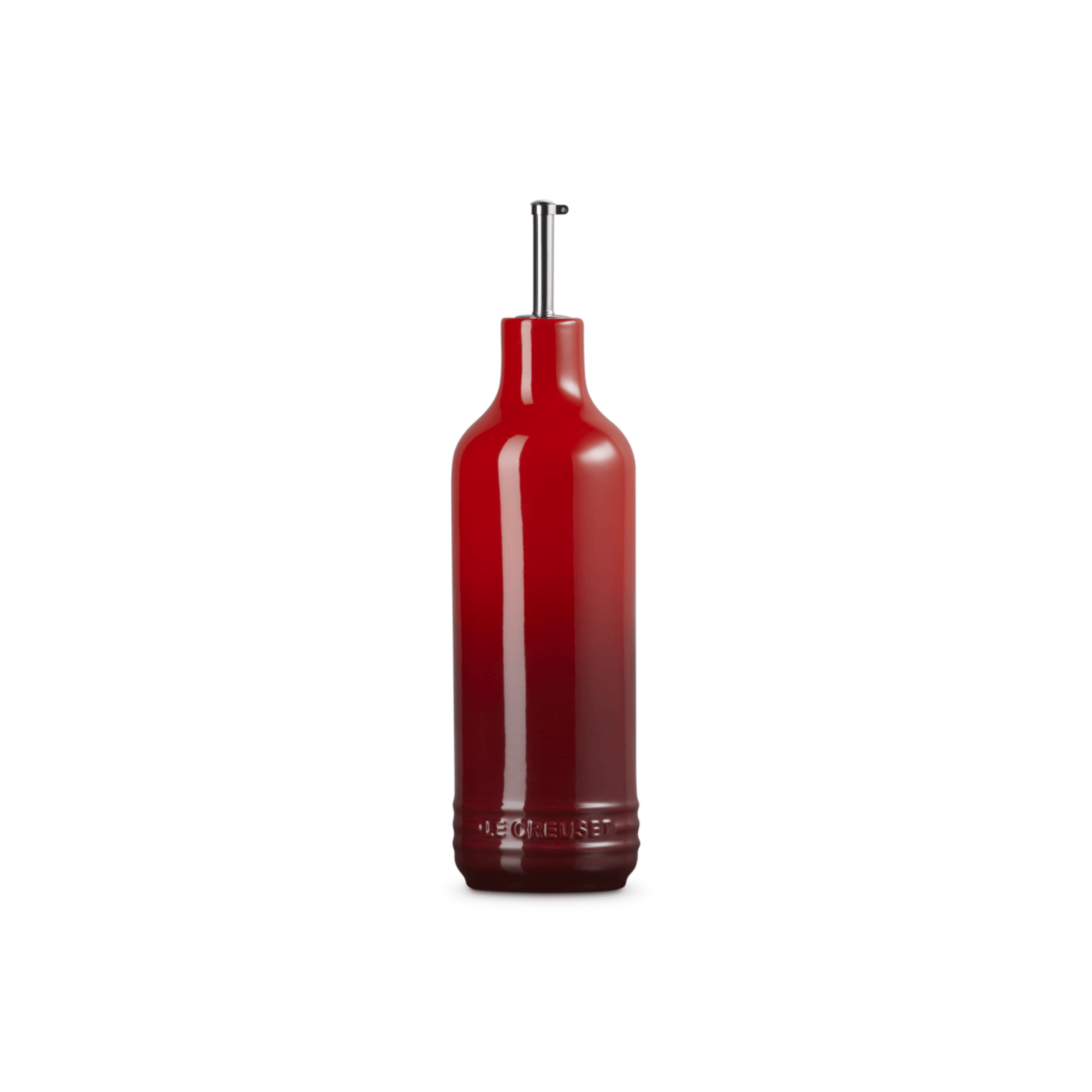Le Creuset Stoneware Oil Cruet 600ml Cerise