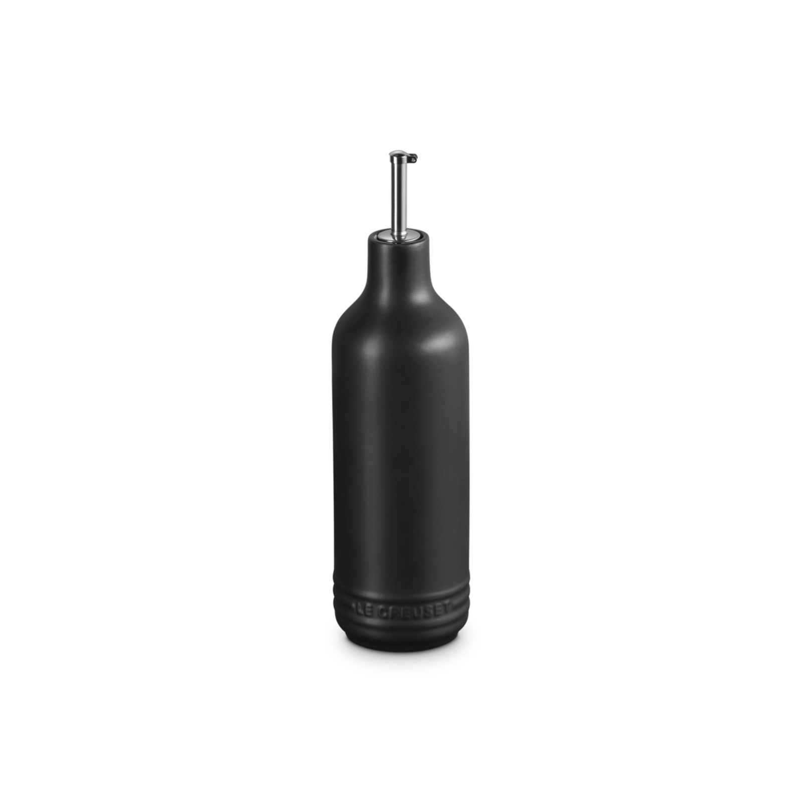 Le Creuset Stoneware Oil Cruet 600ml Satin Black