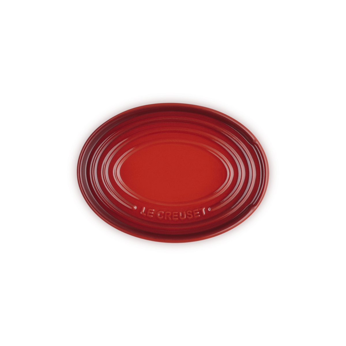 Le Creuset Stoneware Oval Spoon Rest Cerise