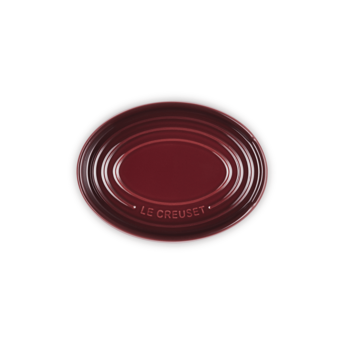 Le Creuset Stoneware Oval Spoon Rest Garnet