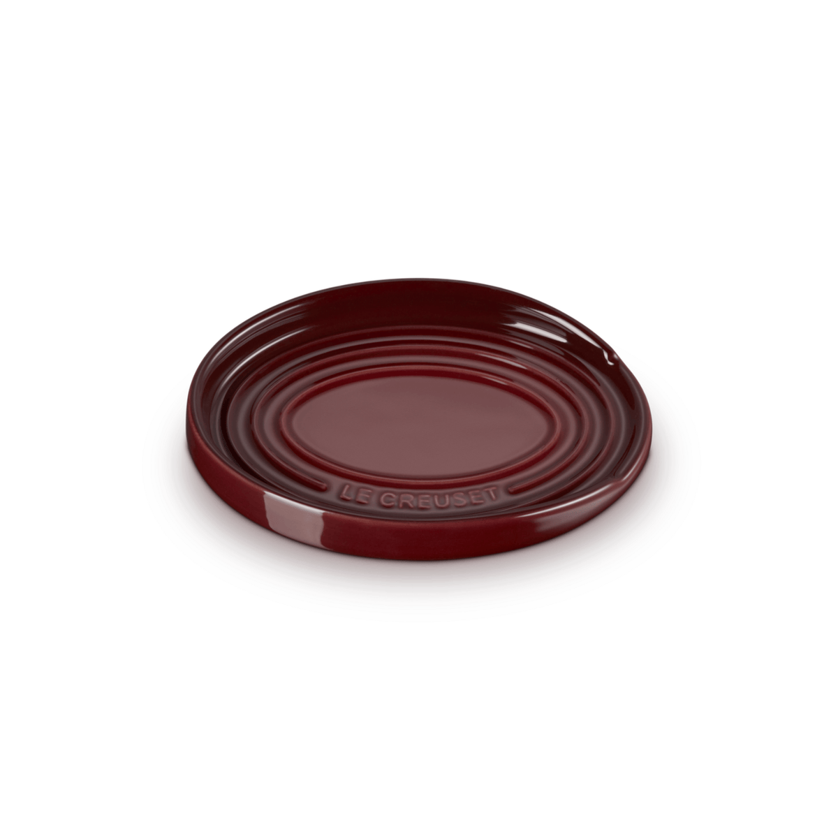 Le Creuset Stoneware Oval Spoon Rest Garnet