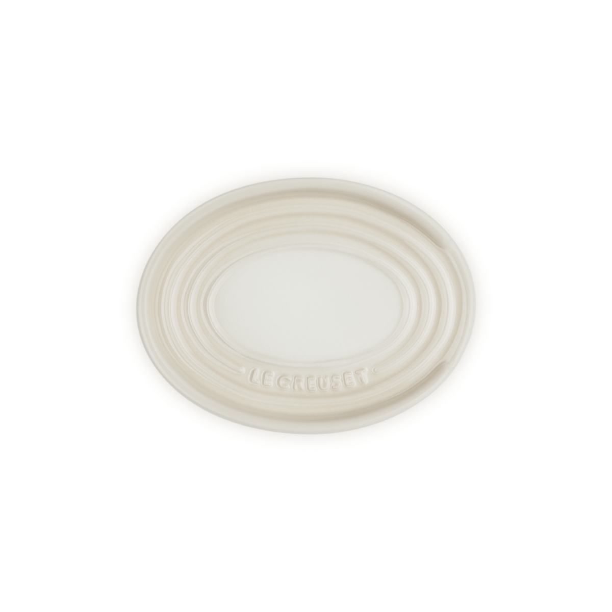Le Creuset Stoneware Oval Spoon Rest Meringue
