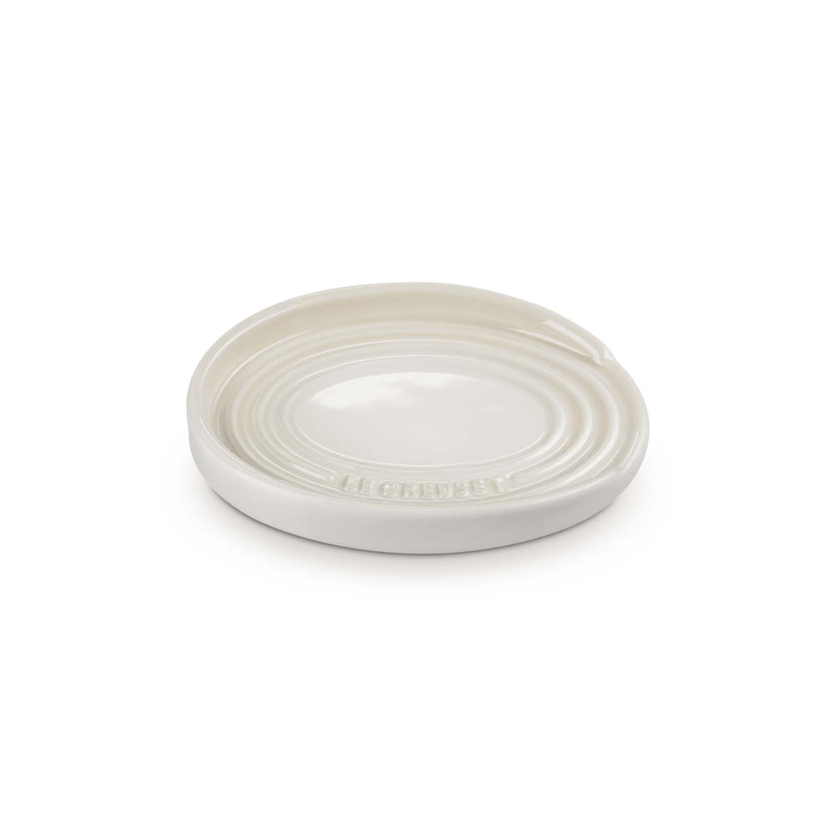 Le Creuset Stoneware Oval Spoon Rest Meringue