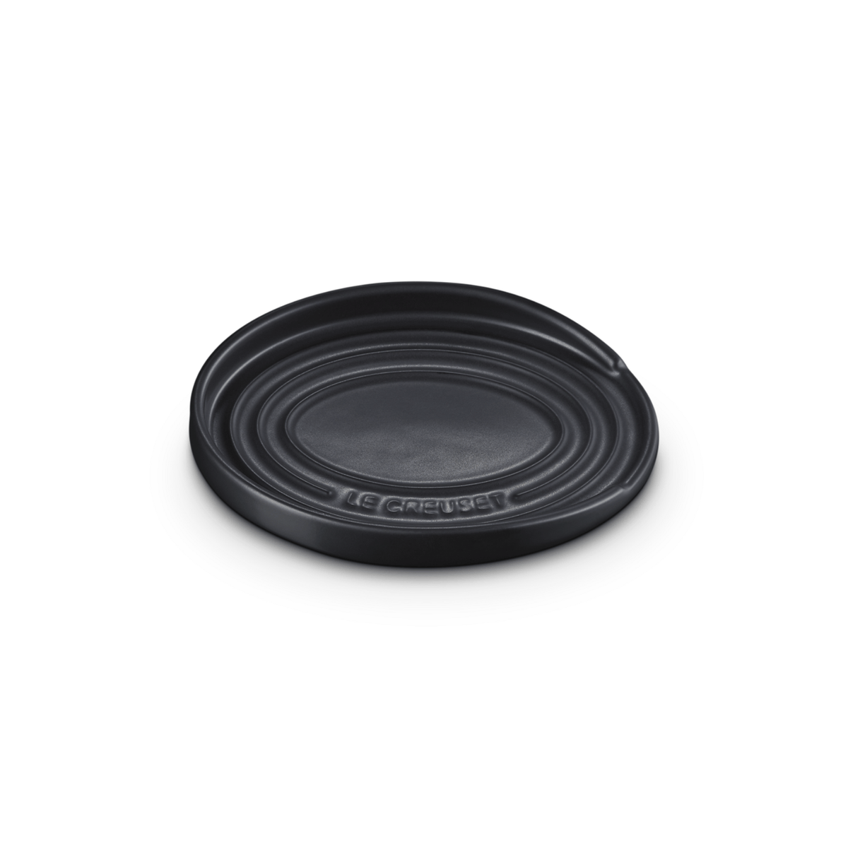 Le Creuset Stoneware Oval Spoon Rest Satin Black