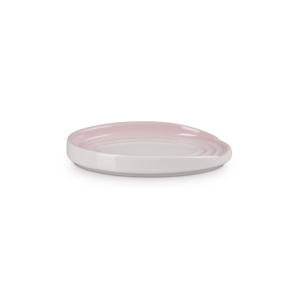 Le Creuset Stoneware Oval Spoon Rest Shell Pink
