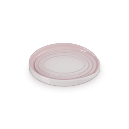 Le Creuset Stoneware Oval Spoon Rest Shell Pink