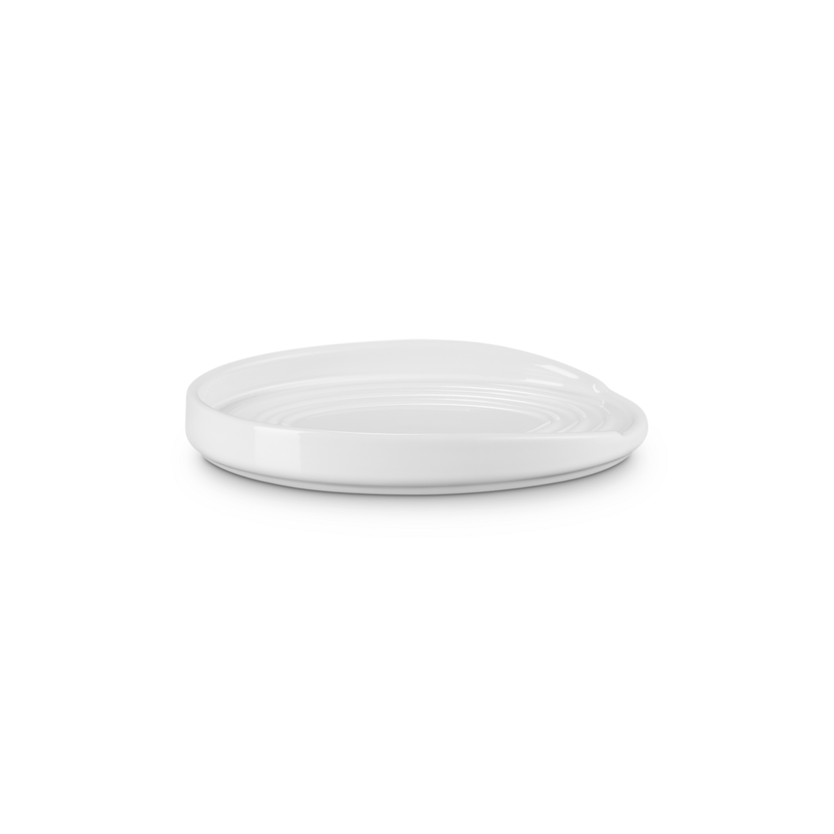 Le Creuset Stoneware Oval Spoon Rest White