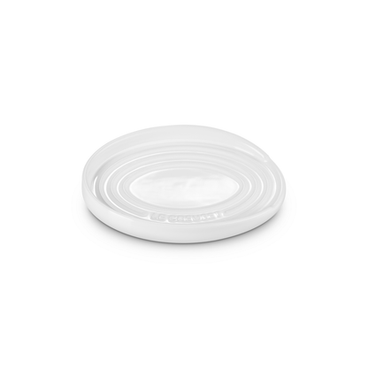 Le Creuset Stoneware Oval Spoon Rest White