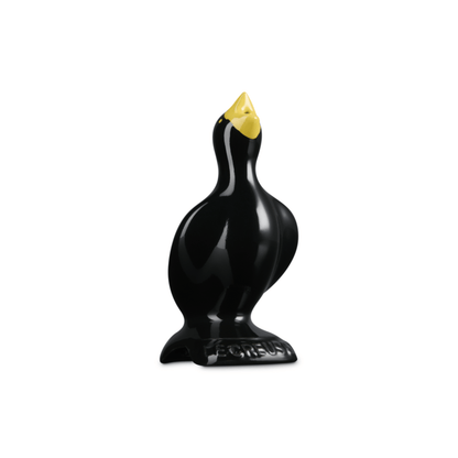 Le Creuset Stoneware Pie Bird Black Onyx with Coloured Beak