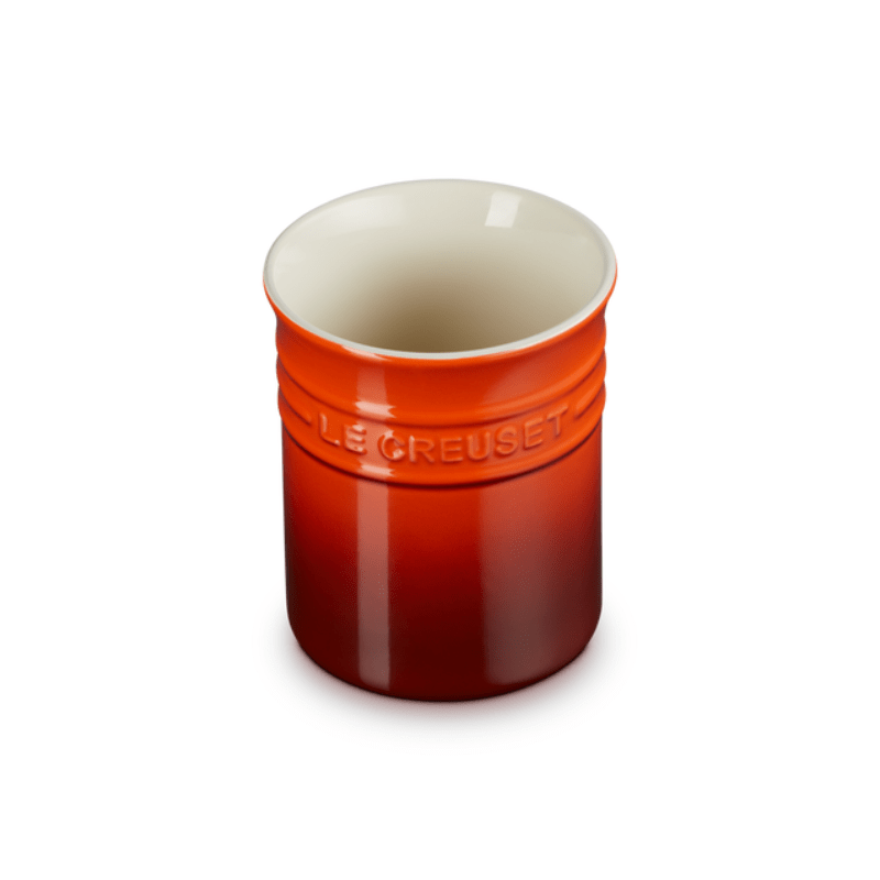 Le Creuset Stoneware Small Utensil Jar Cayenne