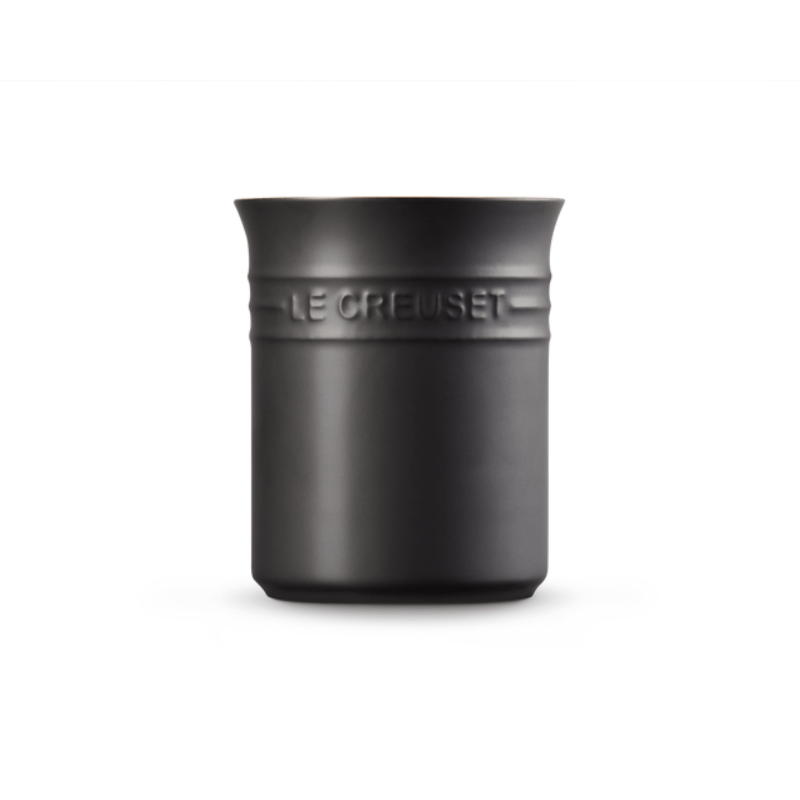 Le Creuset Stoneware Small Utensil Jar Satin Black