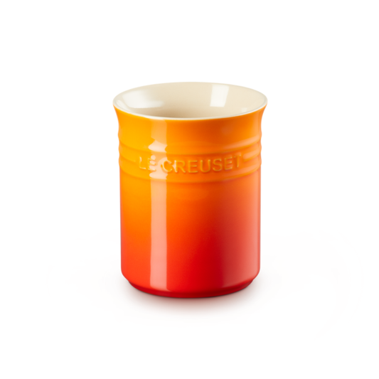 Le Creuset Stoneware Small Utensil Jar Volcanic Flame The Homestore Auckland