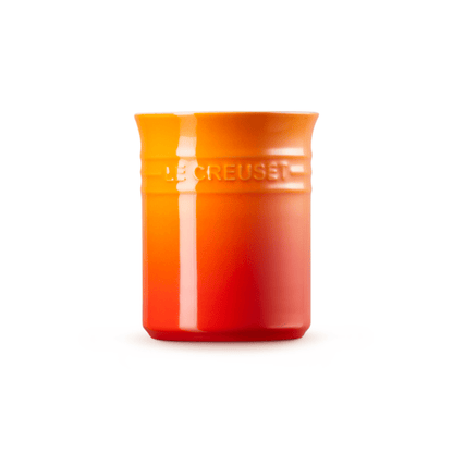 Le Creuset Stoneware Small Utensil Jar Volcanic Flame The Homestore Auckland