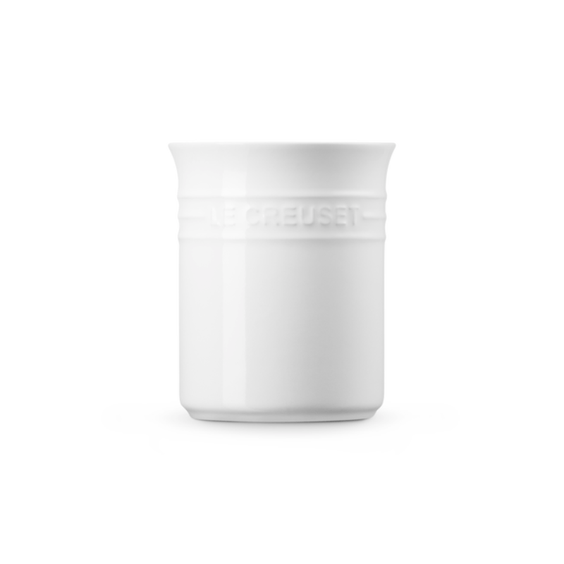 Le Creuset Stoneware Small Utensil Jar White