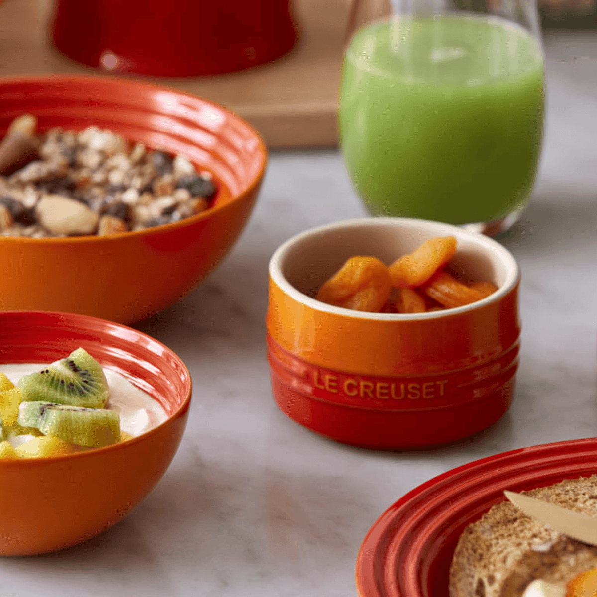 Le Creuset Stoneware Stackable Ramekin 8cm Volcanic Flame
