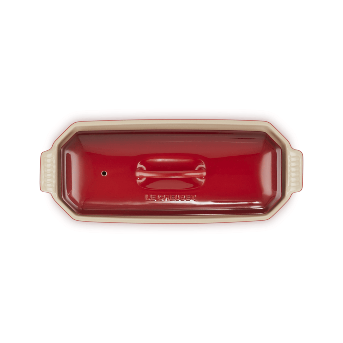 Le Creuset Stoneware Terrine with Press 28cm Cerise