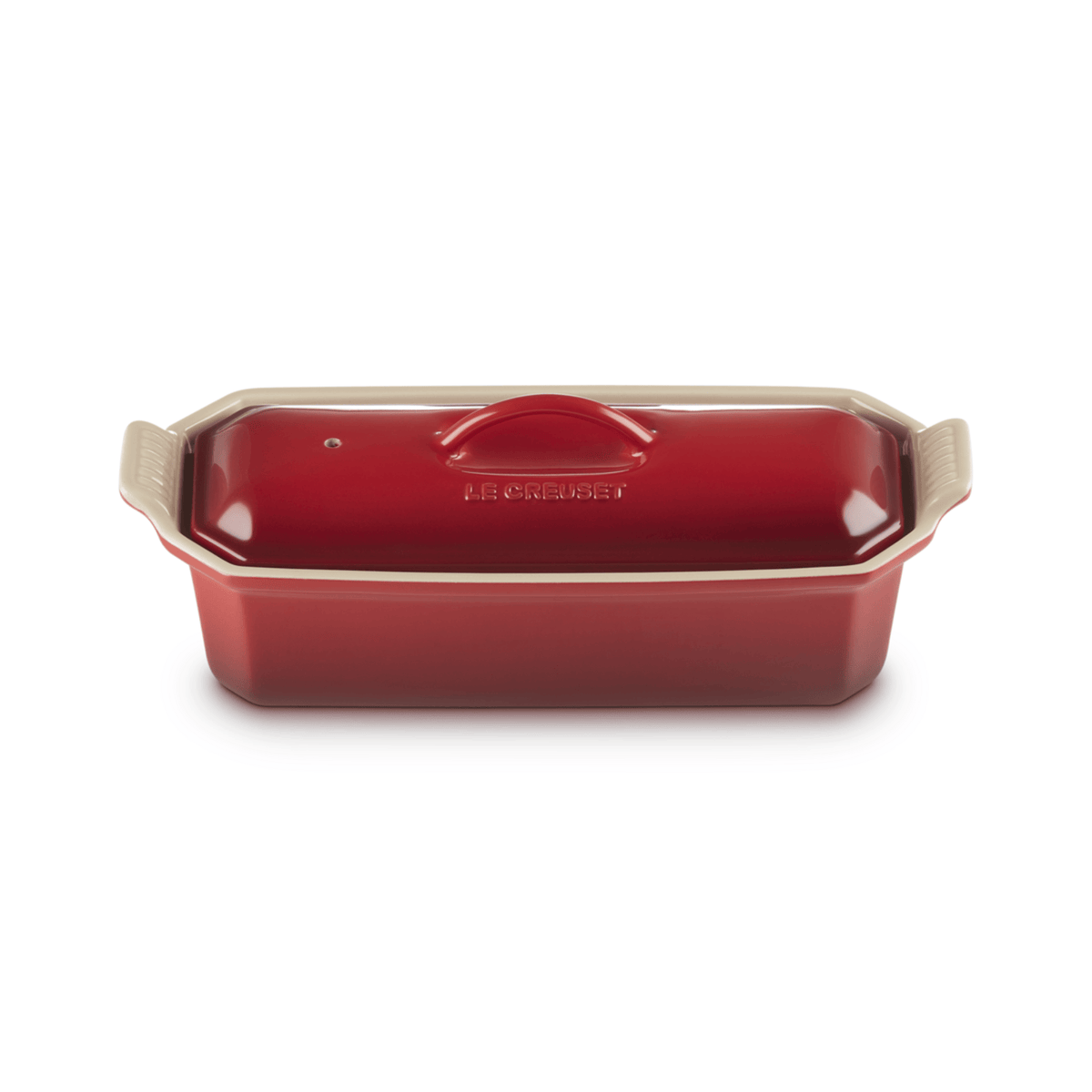 Le Creuset Stoneware Terrine with Press 28cm Cerise