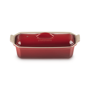 Le Creuset Stoneware Terrine with Press 28cm Cerise
