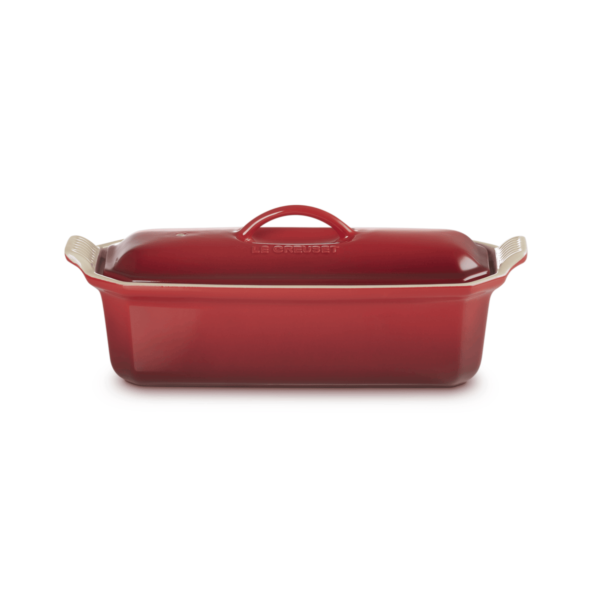Le Creuset Stoneware Terrine with Press 28cm Cerise