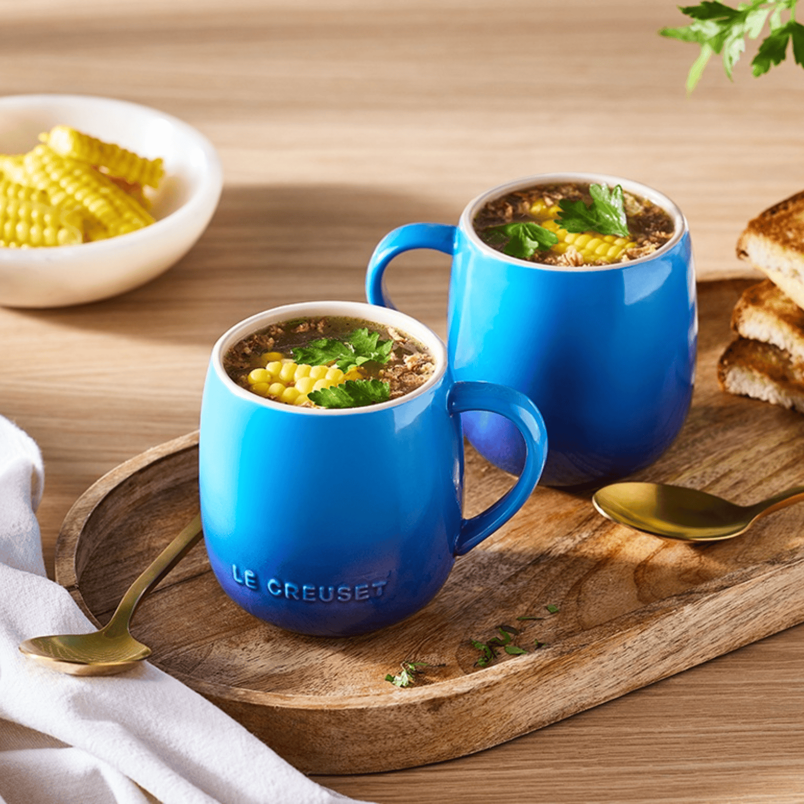 Le Creuset Stoneware U Mug 380ml Azure Blue