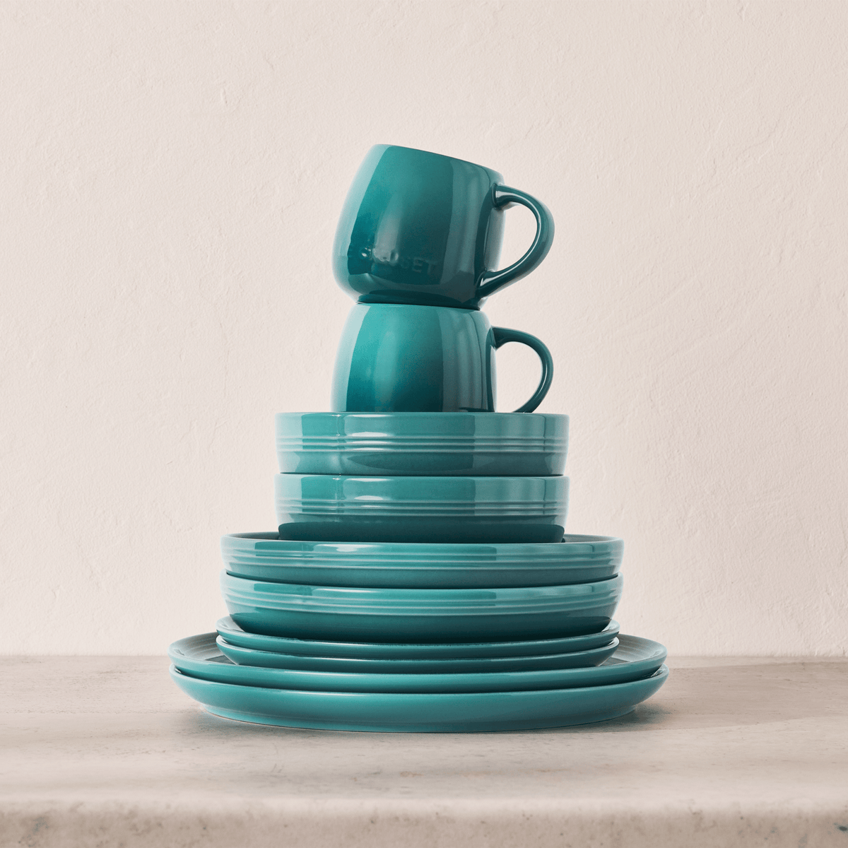 Le Creuset Stoneware U Mug 380ml Bleu Riviera