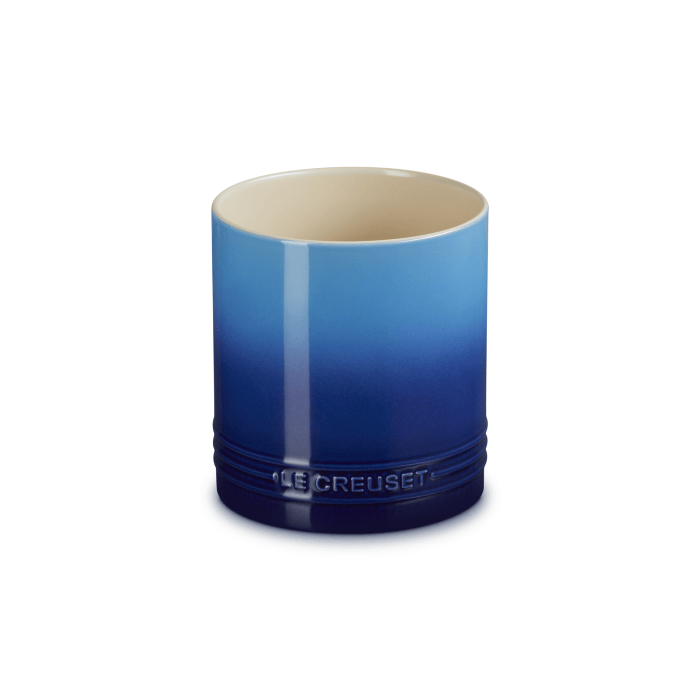Le Creuset Stoneware Utensil Jar Azure Blue