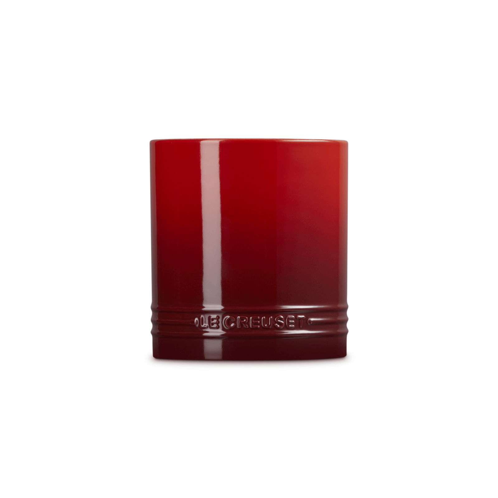 Le Creuset Stoneware Utensil Jar Cerise