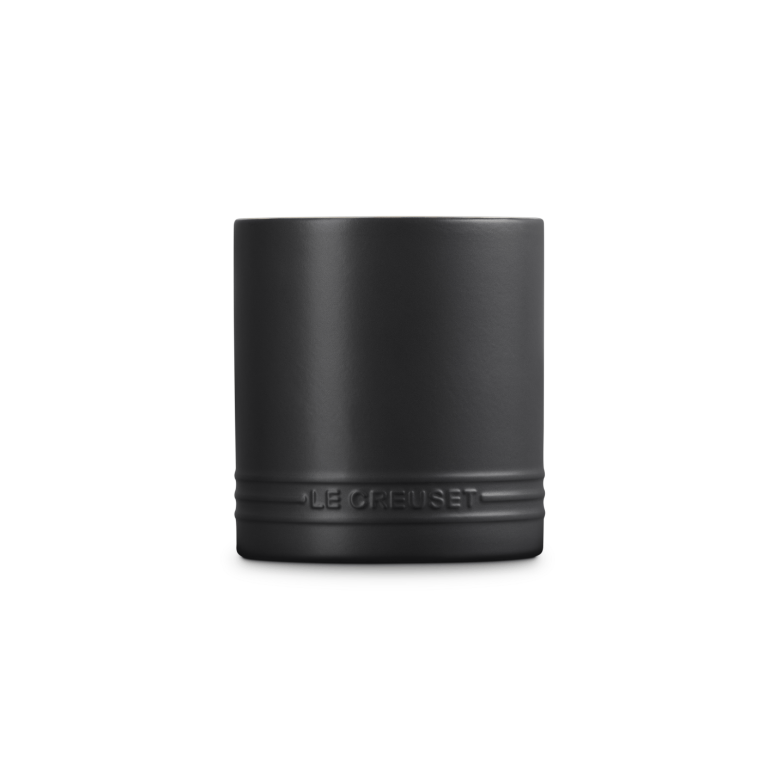 Le Creuset Stoneware Utensil Jar Satin Black