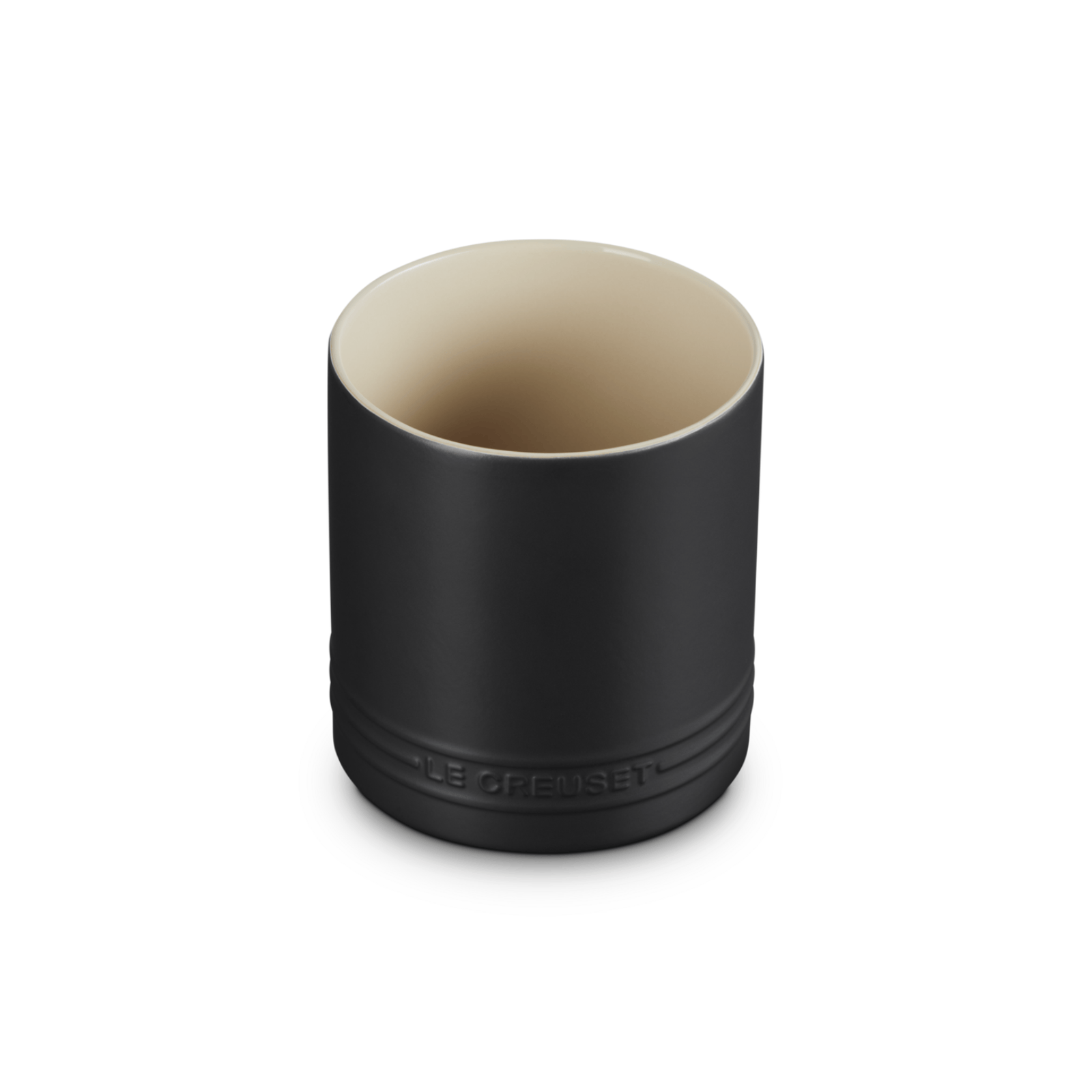 Le Creuset Stoneware Utensil Jar Satin Black