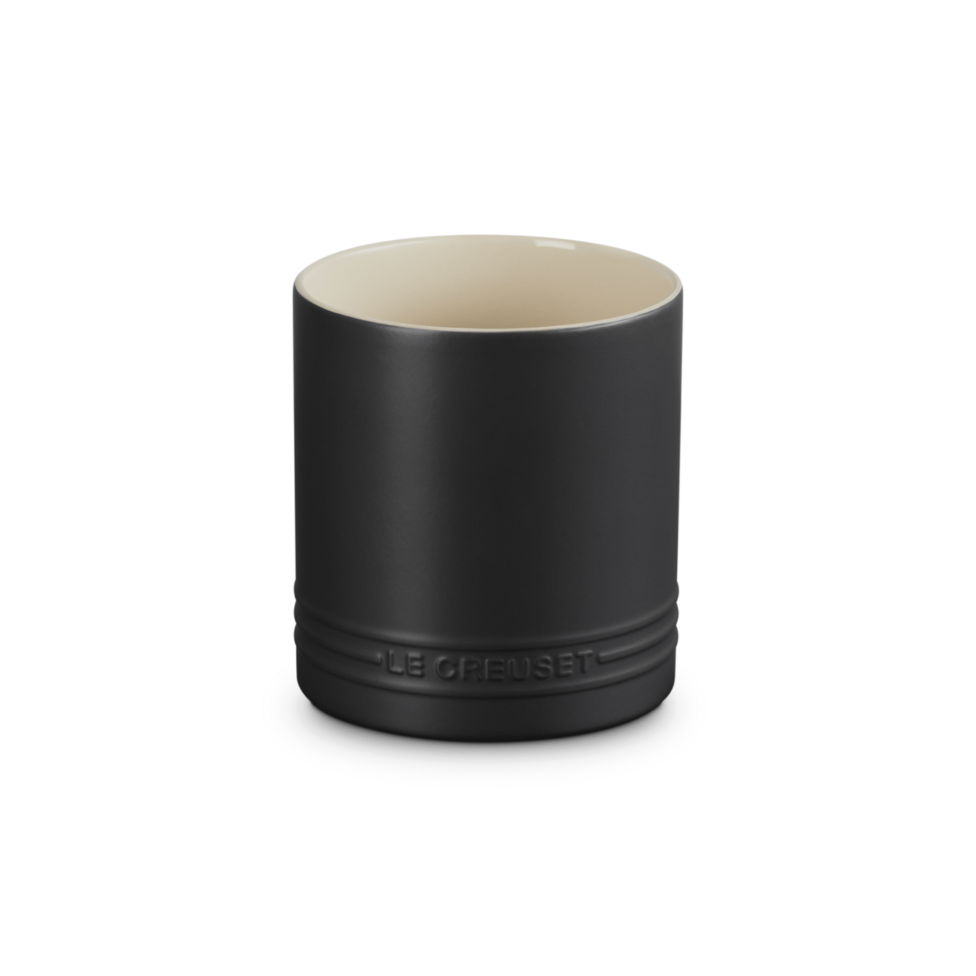 Le Creuset Stoneware Utensil Jar Satin Black