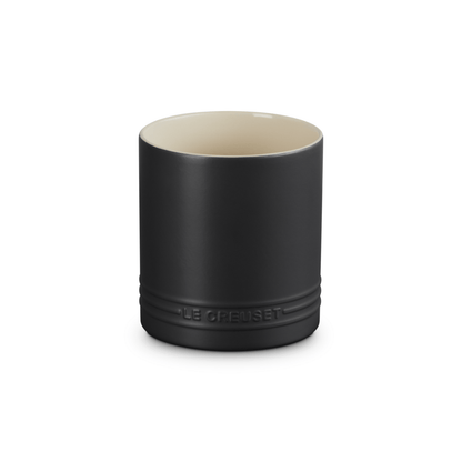 Le Creuset Stoneware Utensil Jar Satin Black