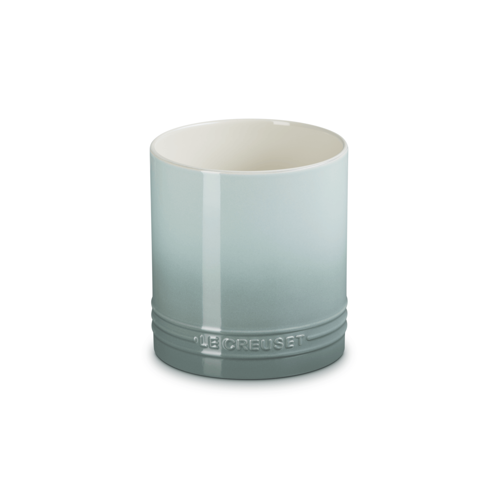 Le Creuset Stoneware Utensil Jar Sea Salt