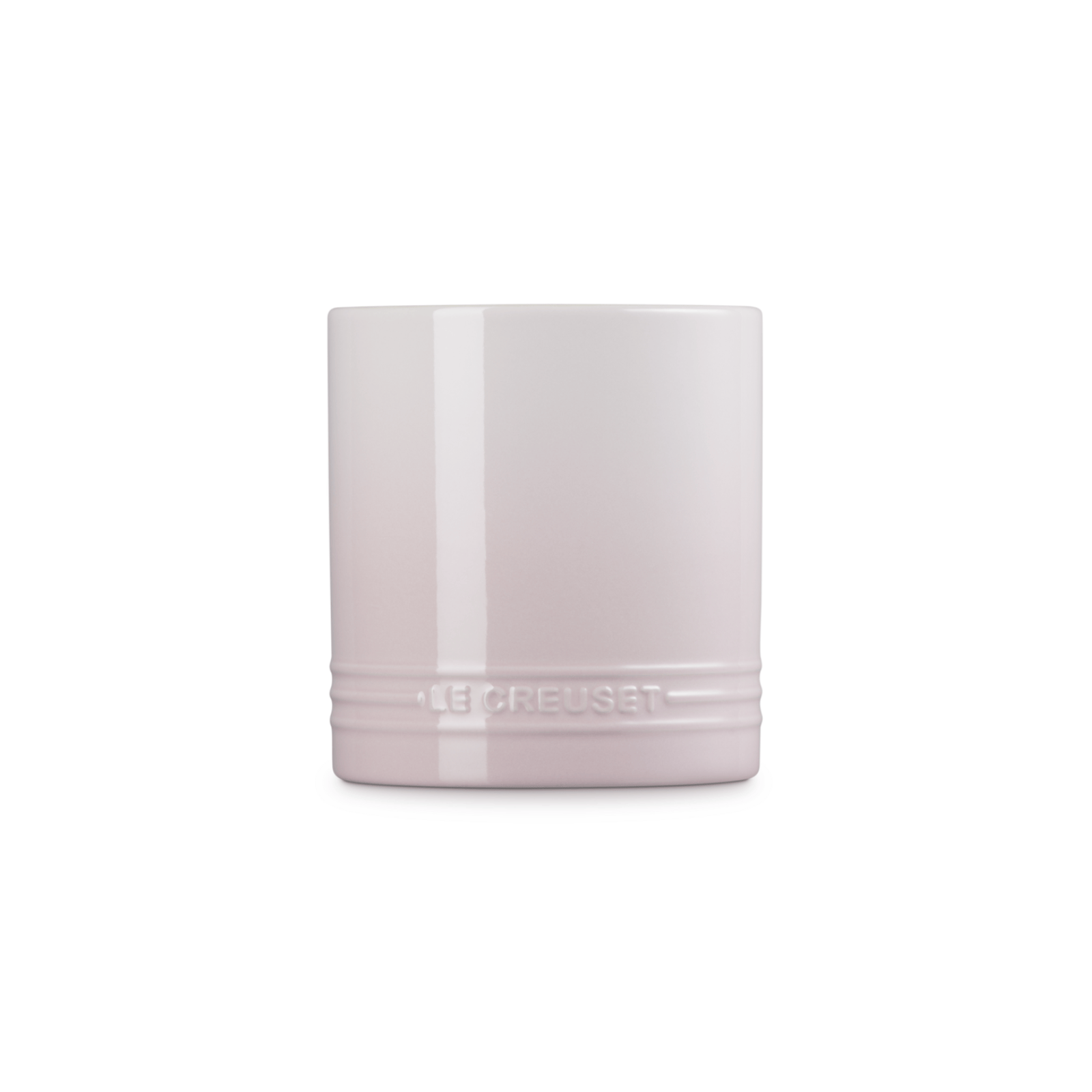 Le Creuset Stoneware Utensil Jar Shell Pink