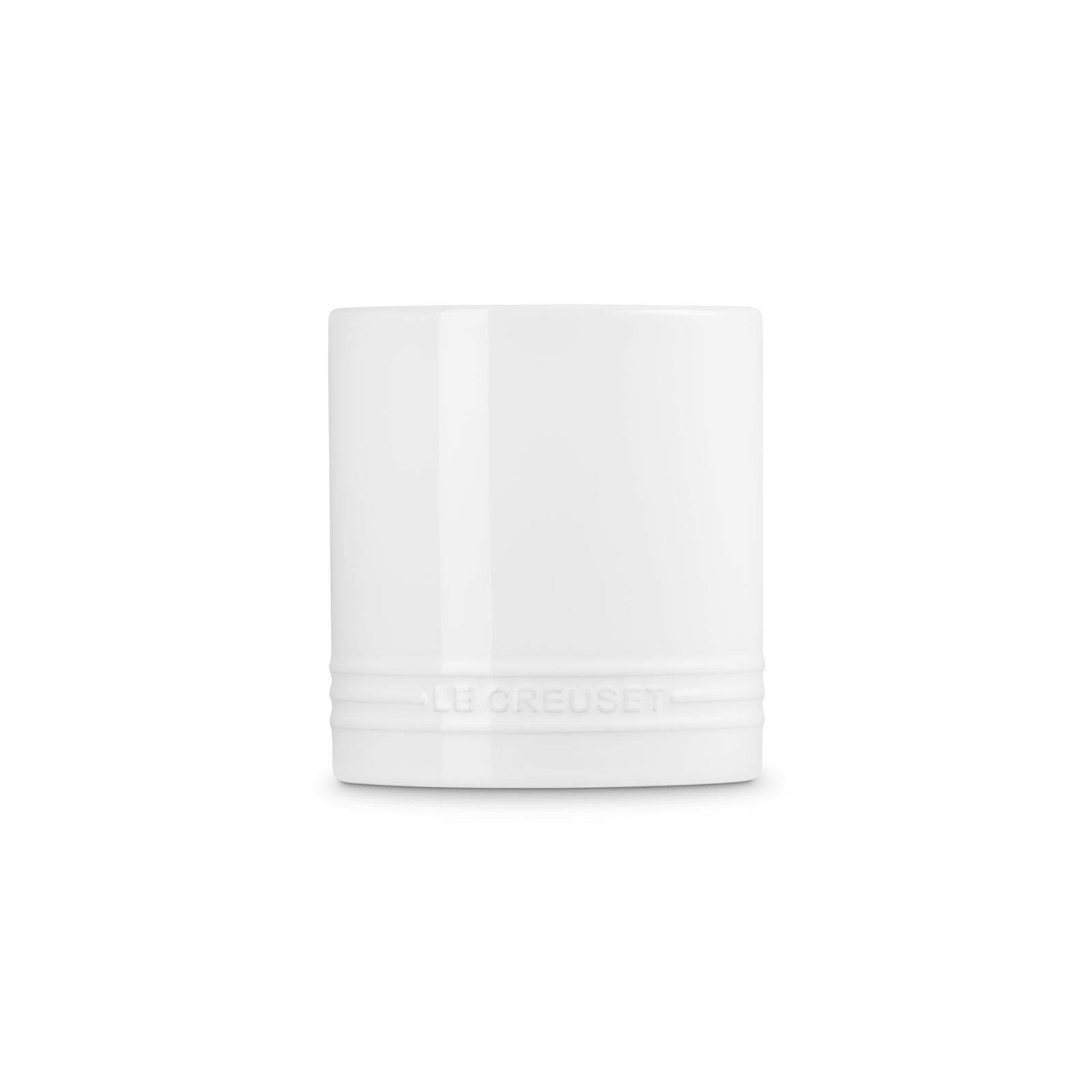 Le Creuset Stoneware Utensil Jar White